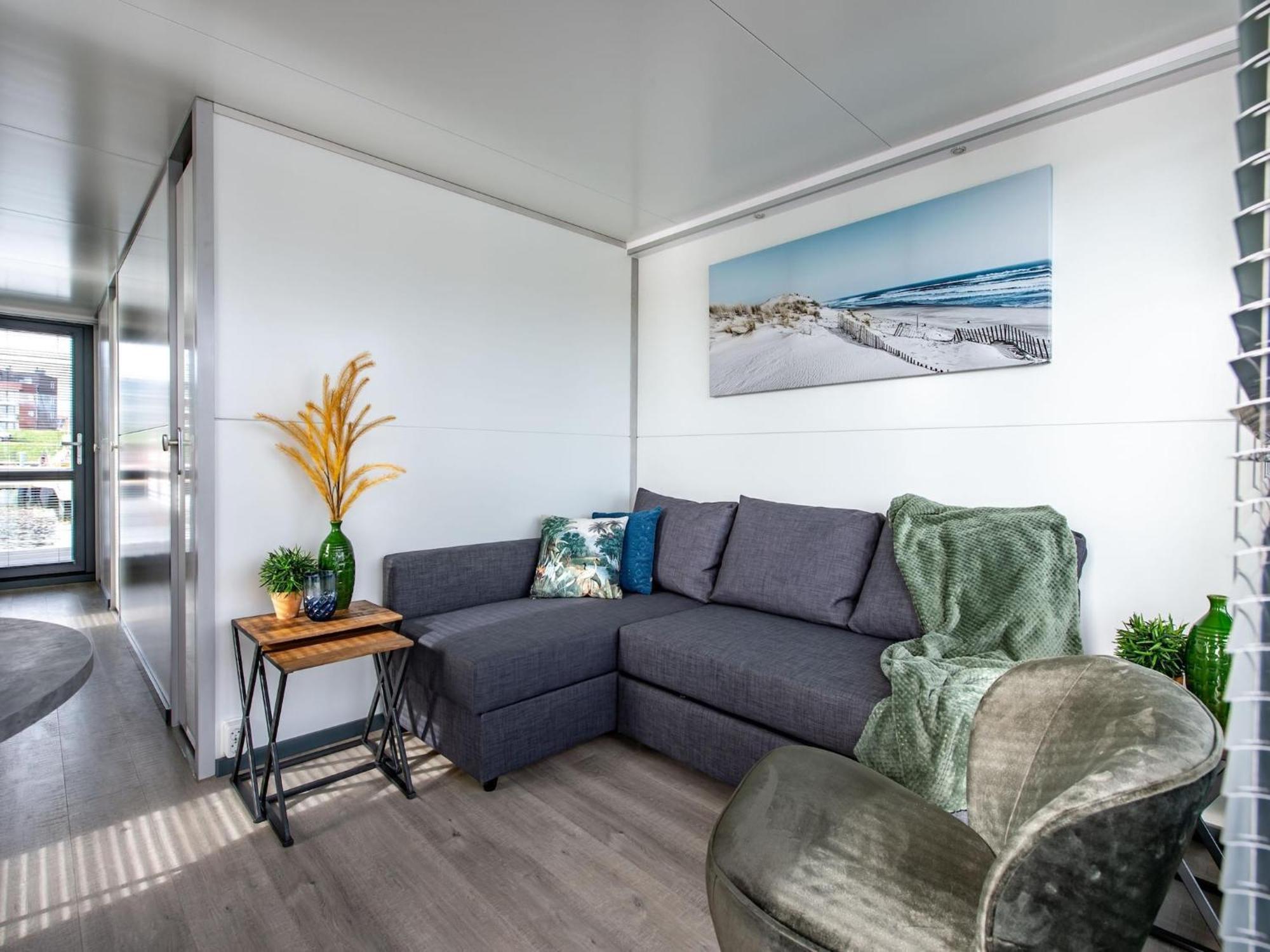 Waterlodge Blue Lagoon On A Jetty For 4 People Kamperland Extérieur photo