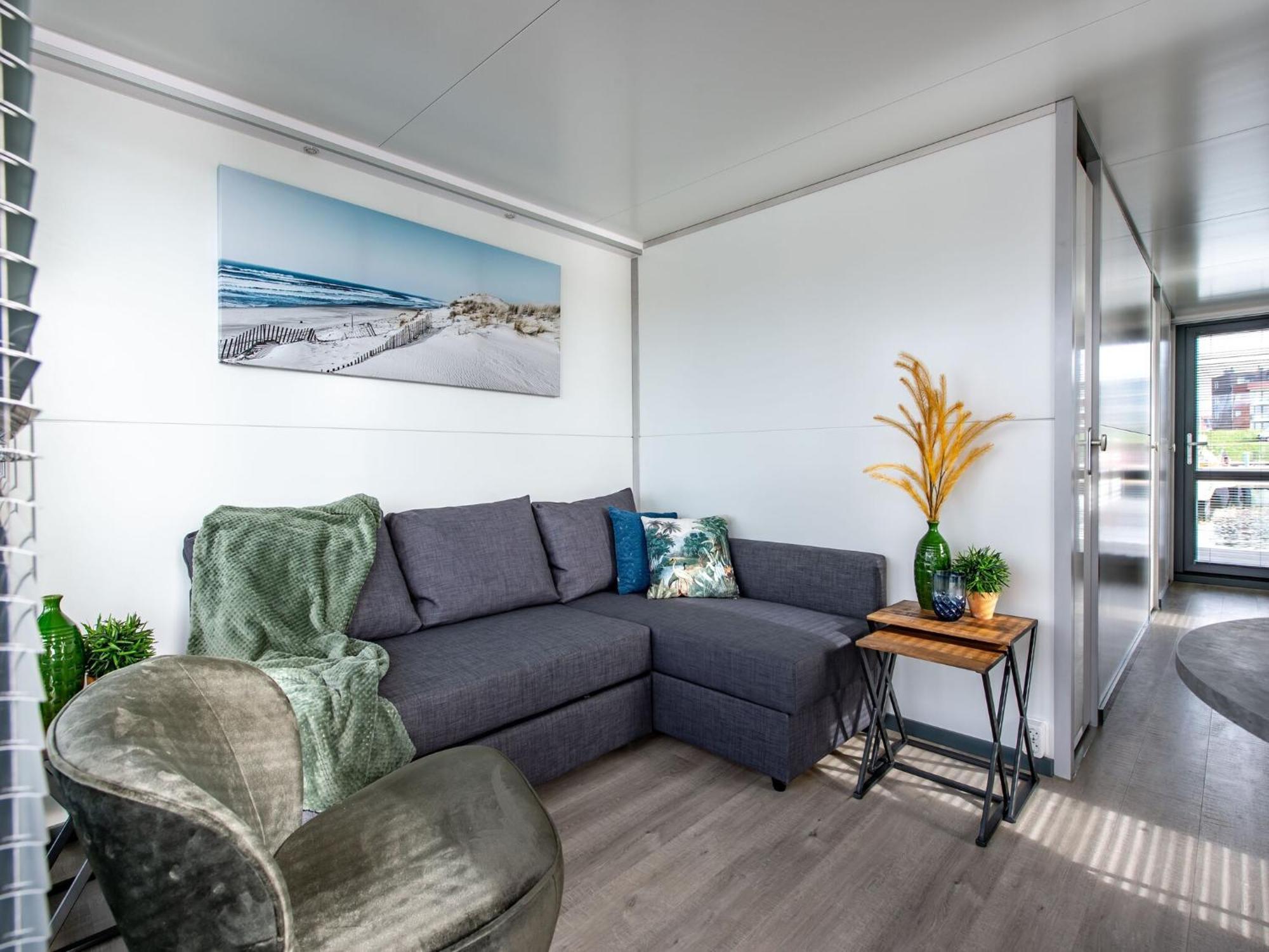 Waterlodge Blue Lagoon On A Jetty For 4 People Kamperland Extérieur photo